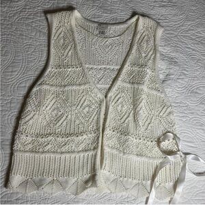 A new day knit vest